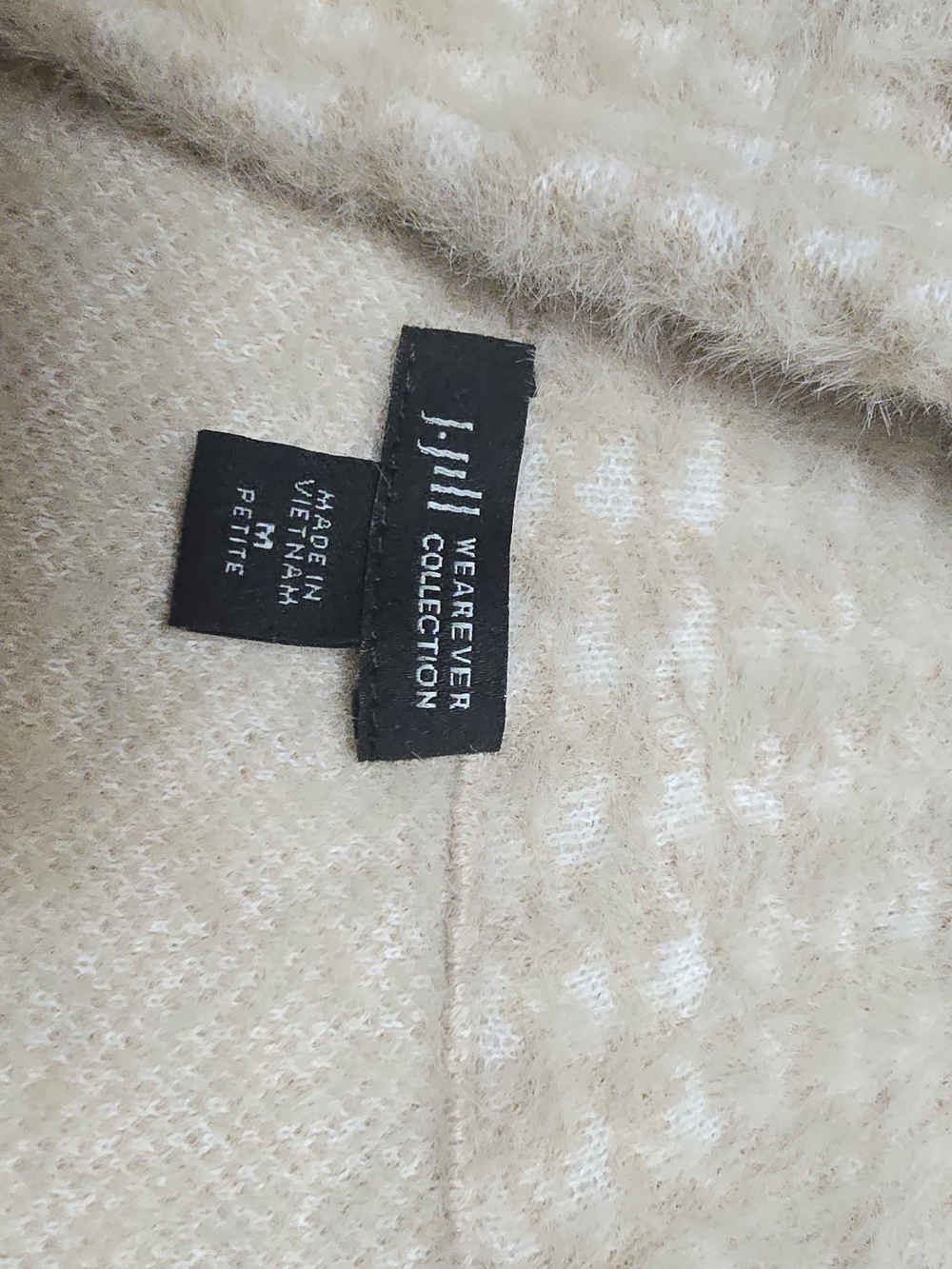 J. Jill Beige Knit Open-Front Cardigan - Picture 10 of 10